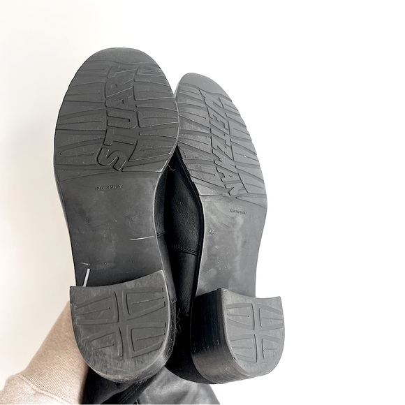 Stuart Weitzman's '5050' Boots Black Nappa Leather Size 7 M - Picture 13 of 16